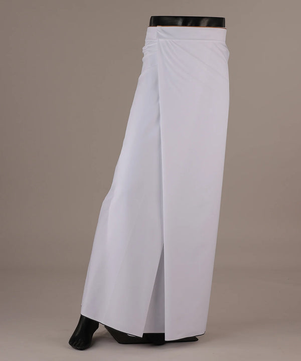 NAYAK PREMIUM WHITE LUNGI /  SARONG